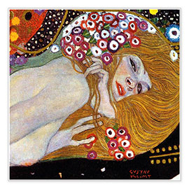 Poster  Serpents d'eau II (détail) - Gustav Klimt