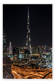 Poster Dubaï aux Émirats arabes unis
