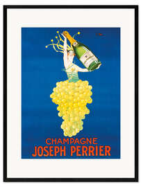 Impression artistique encadrée  Champagne Joseph Perrier - Clement André Lapuszewski