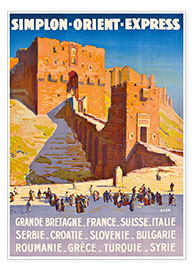 Poster  Simplon-Orient-Express - Joseph de La Nézière