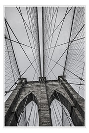 Poster Pont de Brooklyn à New York