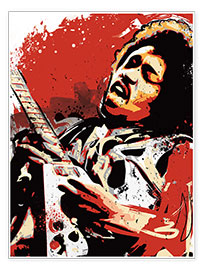 Poster  Jimi Hendrix - 2ToastDesign