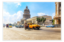 Poster  Le Capitole à La Havane - Reemt Peters-Hein