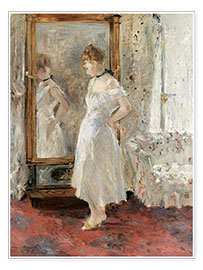 Poster Jeune Femme au miroir