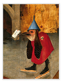 Poster  La Tentation de saint Antoine, détail du panneau de gauche - Hieronymus Bosch