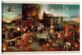 Tableau sur toile  Triptyque de la Tentation de saint Antoine - Hieronymus Bosch
