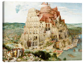 Tableau sur toile  La Tour de Babel - Pieter Brueghel d.Ä.