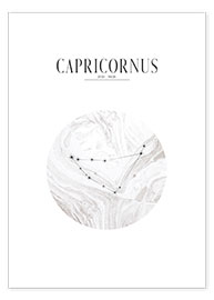 Poster Capricorne (anglais)