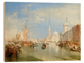 Tableau en bois  Venise, la Dogana et San Giorgio Maggiore - Joseph Mallord William Turner