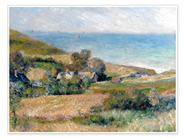Poster  Côte près de Wargemont en Normandie - Pierre-Auguste Renoir