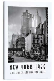 Tableau sur toile  New York 1936 - 48th street - Christian Müringer