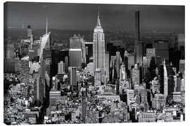 Tableau sur toile  Empire State Building, New York City (monochrome) - Sascha Kilmer