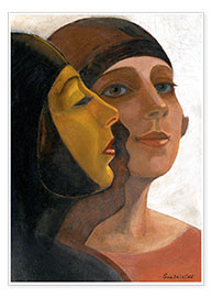 Poster Portrait de deux femmes