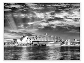 Poster  Sydney landmarks