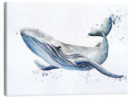 Tableau sur toile  Baleine - Nadine Conrad