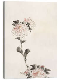Tableau sur toile  Étude de fleurs - Katsushika Hokusai