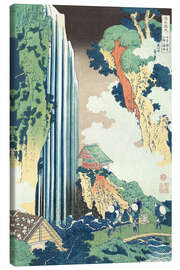 Tableau sur toile  Cascade d'Ono sur le Kisokaido - Katsushika Hokusai