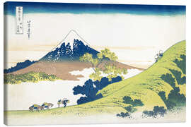 Tableau sur toile  Le passage Inume dans la province de Kai - Katsushika Hokusai