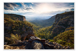 Poster Blue Mountains, Australie
