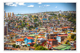 Poster  Ville de Valparaiso