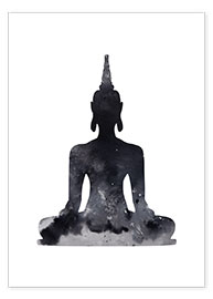 Poster  Bouddha design - Dani Jay Designs