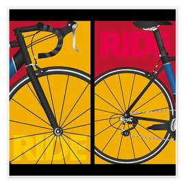 Poster  Vélo pop art