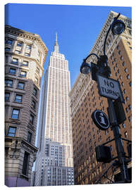 Tableau sur toile  New York City Sky High, Empire State Building - Sascha Kilmer