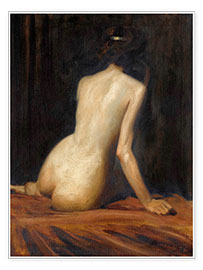 Poster  Étude de nu - Albert Henry Collings