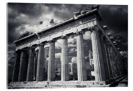 Tableau en verre acrylique  Parthénon - Acropole d'Athènes