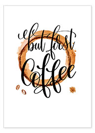 Poster First Coffee