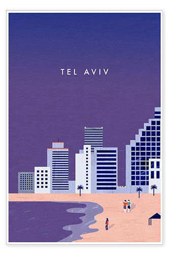Poster Illustration Tel Aviv