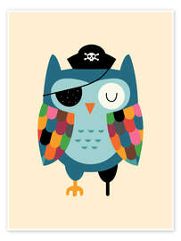 Poster  Capitaine Hibou - Andy Westface