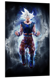 Tableau en PVC  L'Ultra Instinct de Goku - Barrett Biggers