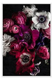 Poster Fleurs sombres 1