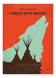 Poster Danse avec les loups (anglais)