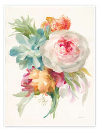 Poster Bouquet du jardin I