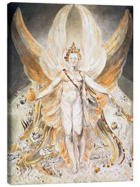 Tableau sur toile  Satan dans sa gloire d'origine - William Blake