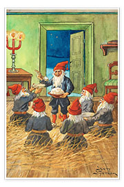 Poster Noël scandinave