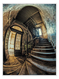 Poster  Vieux escaliers oubliés - Jaroslaw Blaminsky