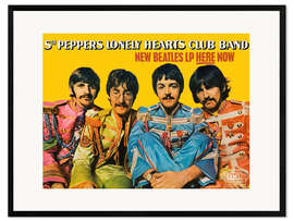 Impression artistique encadrée  Sgt. Pepper's Lonely Hearts Club Band - Vintage Entertainment Collection