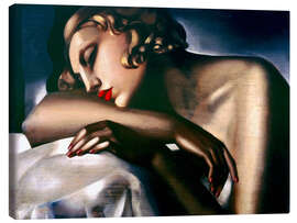 Tableau sur toile  Femme Endormie - Tamara de Lempicka